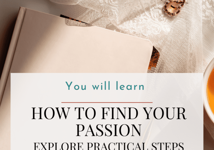 Graphic with the title: 'Find Your Passion: Reignite Your Purpose and Live with Aliveness' on a neutral background.